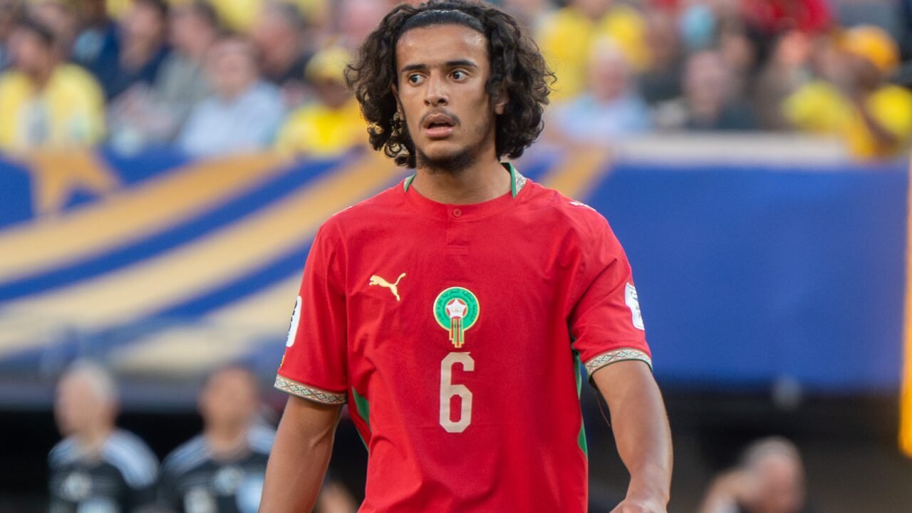 Ayoub Bouaddi im marokkanischen Nationaltrikot bei der WM 2026
