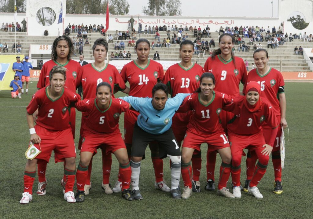 Spielerinnen der marokkanischen Frauen-Fußballnationalmannschaft