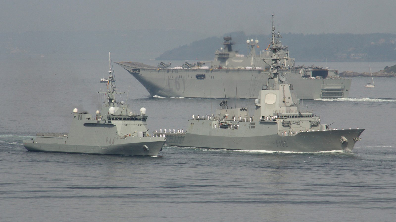 Spanische Marine-Fregatte