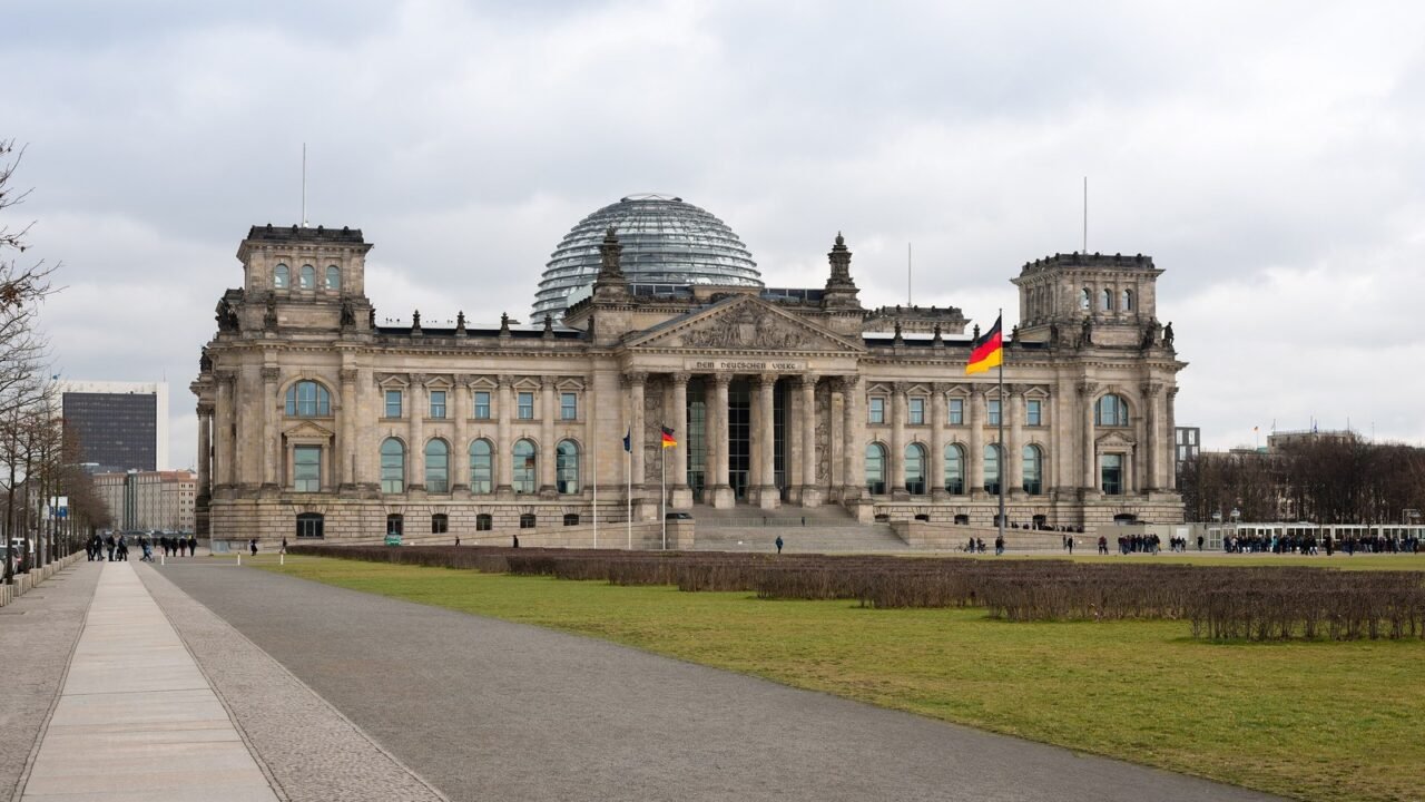 Reichstagsgebäude in Berlin, Sitz des Deutschen Bundestags