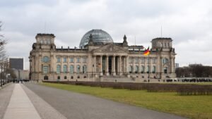 Reichstagsgebäude in Berlin, Sitz des Deutschen Bundestags