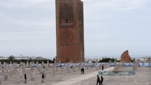 Der Hassan-Turm in Rabat, Wahrzeichen Marokkos