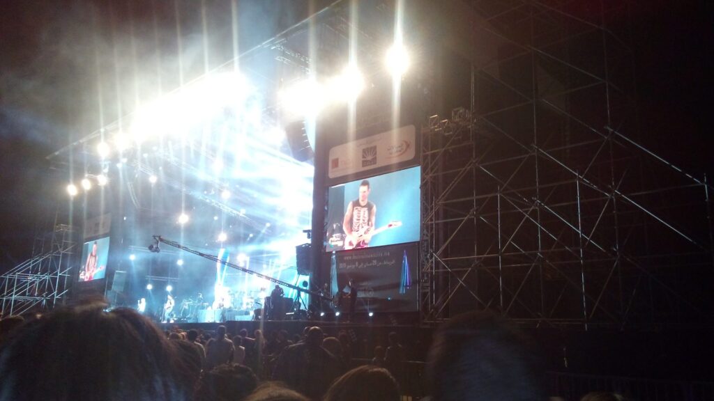Konzertbühne des Mawazine-Festivals