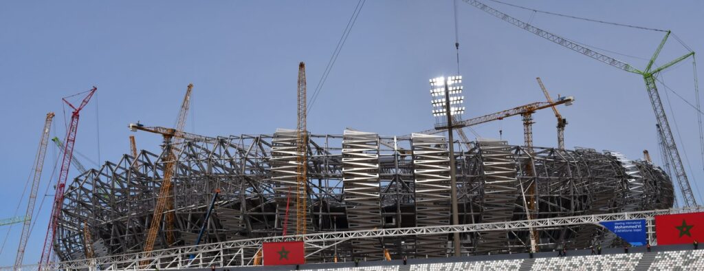 Das Prince-Moulay-Abdellah-Stadion in Rabat, Schauplatz des umstrittenen CAN-2025-Finales