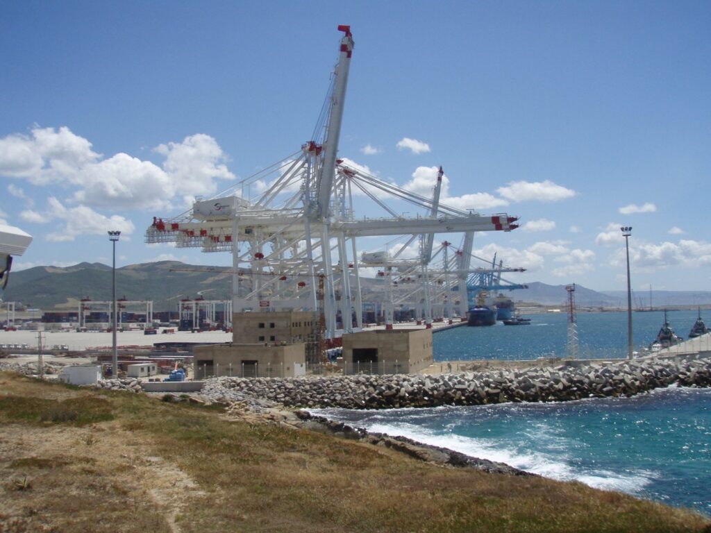 Der Hafen Tanger Med, einer der wichtigsten Umschlagplätze für Marokkos Außenhandel