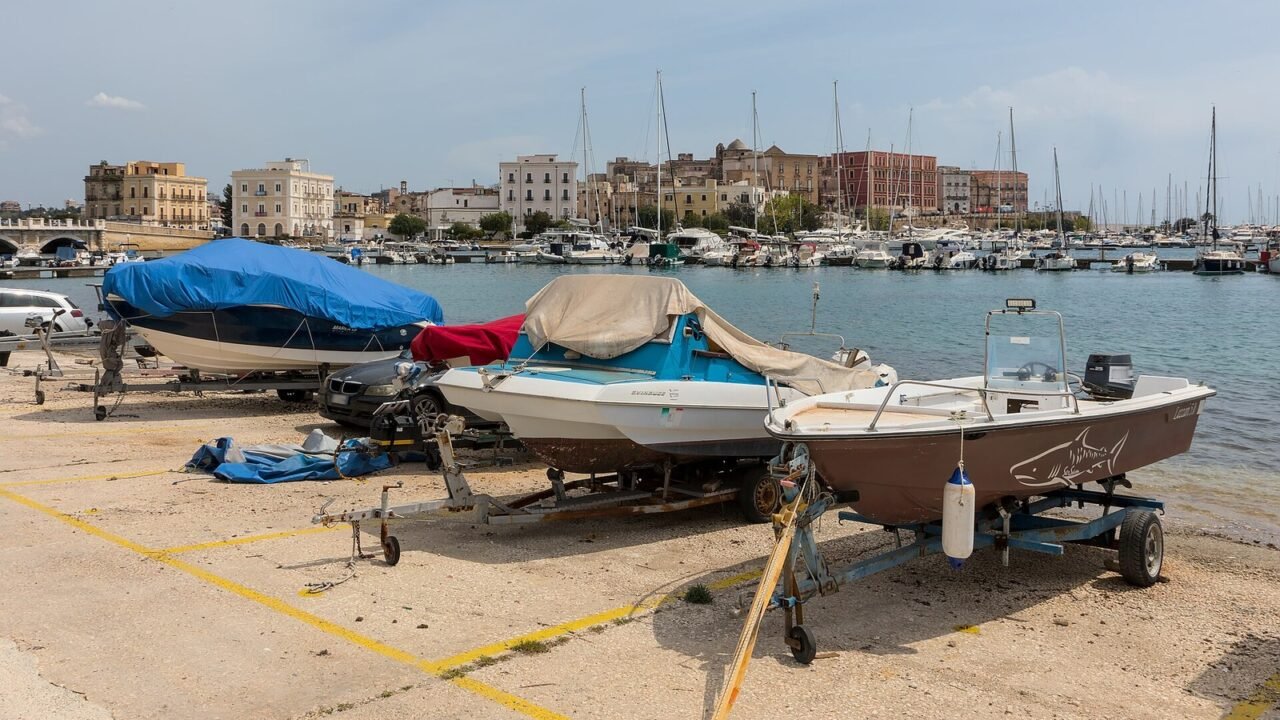 Hafen und Altstadt von Taranto, Austragungsort der Mittelmeerspiele 2026