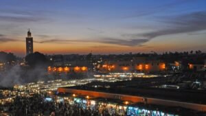 Kamelritt bei Agafay nahe Marrakesch