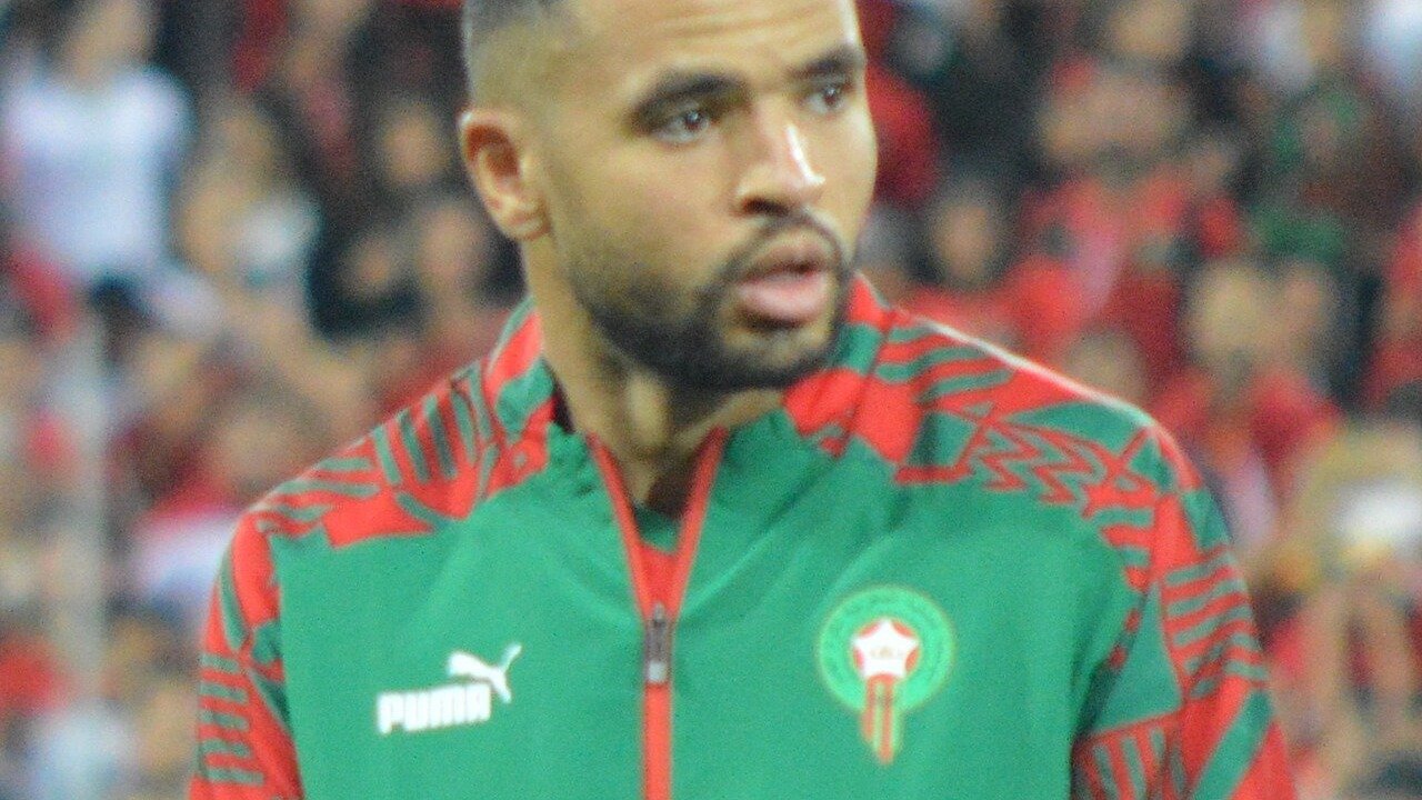 Youssef En-Nesyri im marokkanischen Nationaltrikot