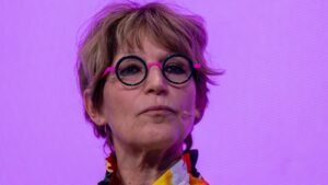 Agnès Callamard, Generalsekretärin von Amnesty International, bei einer Veranstaltung in London